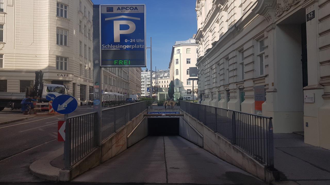 Parken In Tiefgarage Schlesingerplatz Wien Apcoa Apcoa Parking